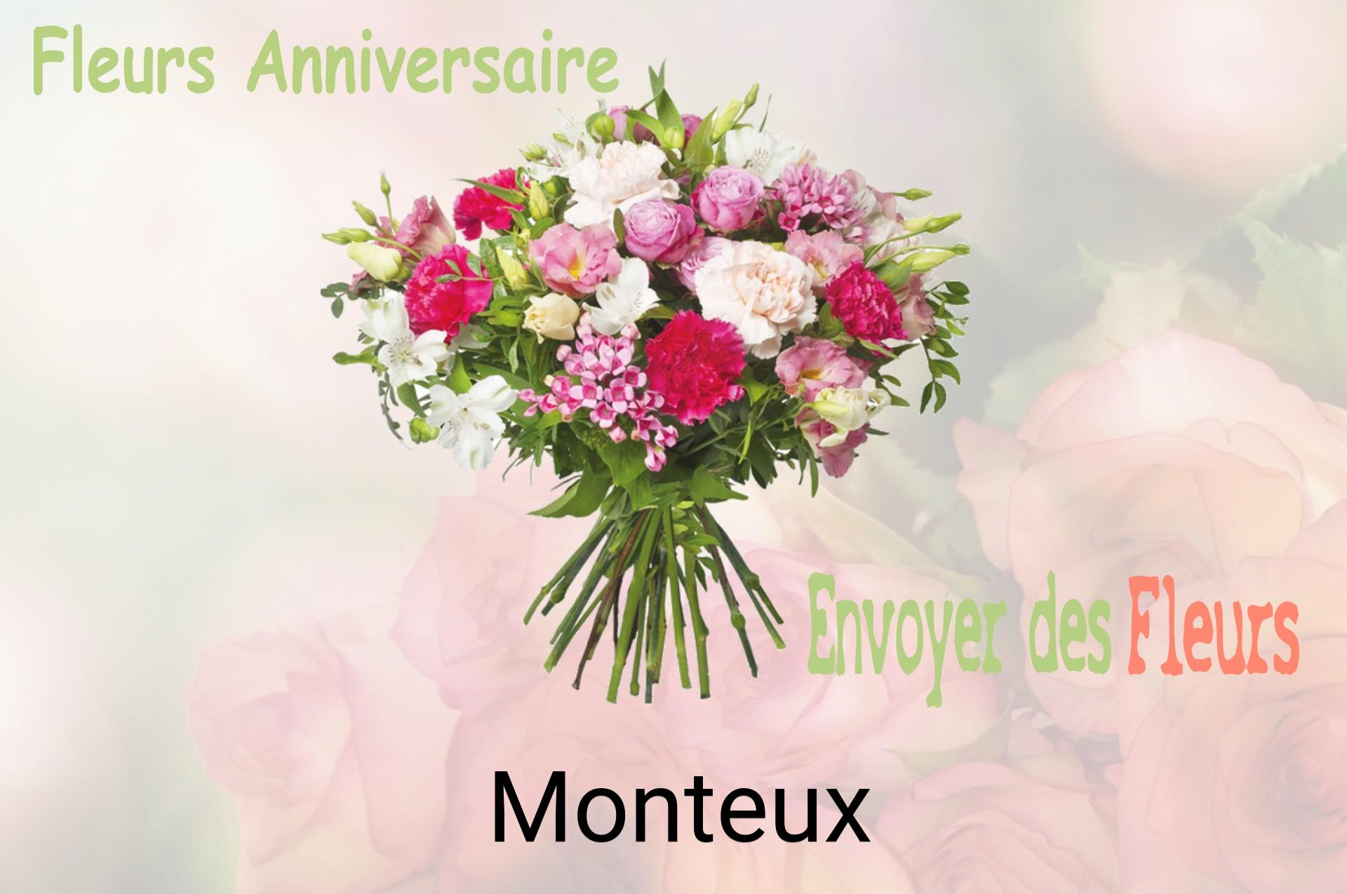 Bouquet de fleurs d’anniversaire livré à Monteux