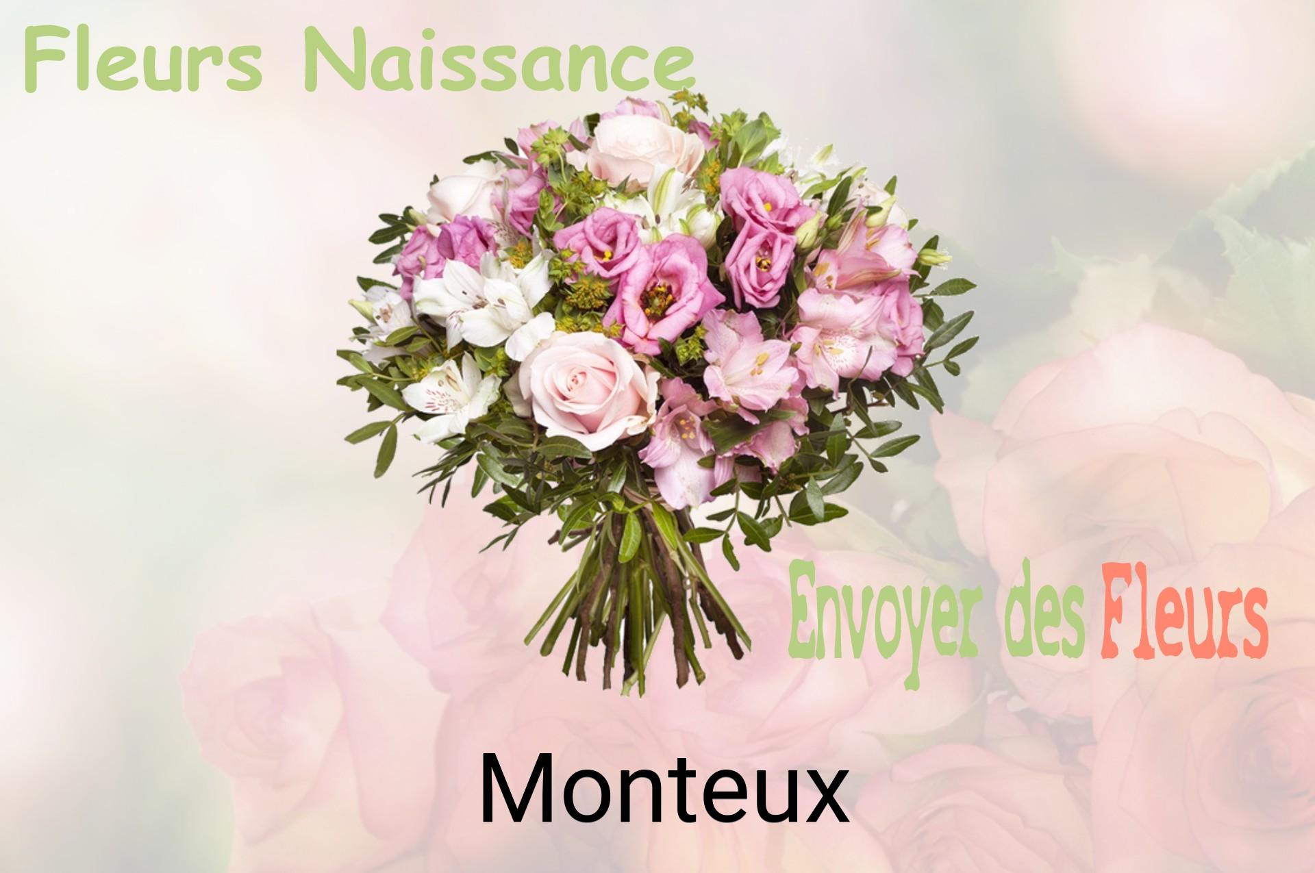 Bouquet de fleurs de naissance livré à Monteux